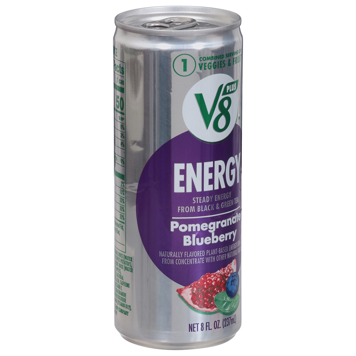 slide 9 of 11, V8 Plus Energy Pomegranate Blueberry Energy Beverage 8 fl oz, 8 fl oz