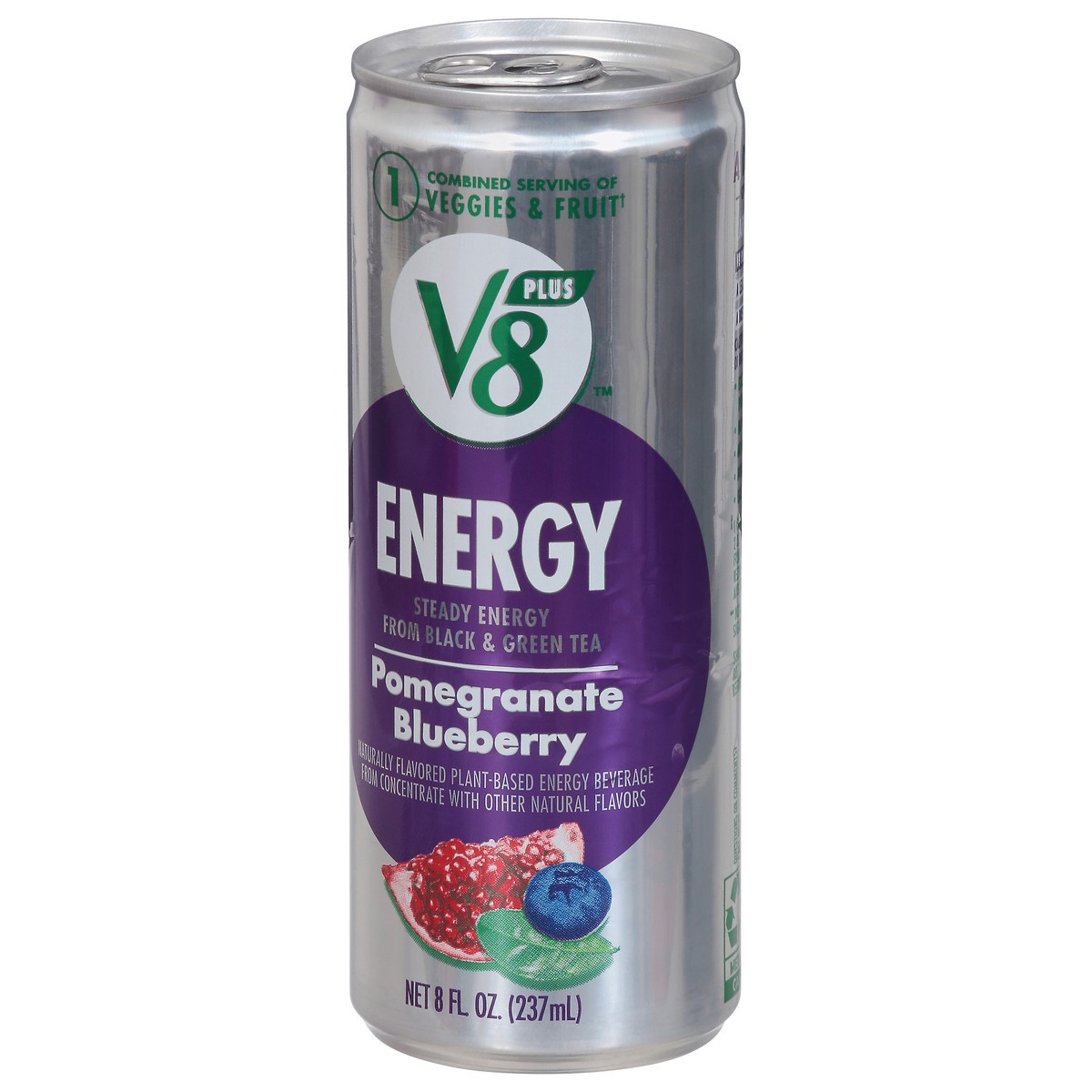 slide 10 of 11, V8 Plus Energy Pomegranate Blueberry Energy Beverage 8 fl oz, 8 fl oz