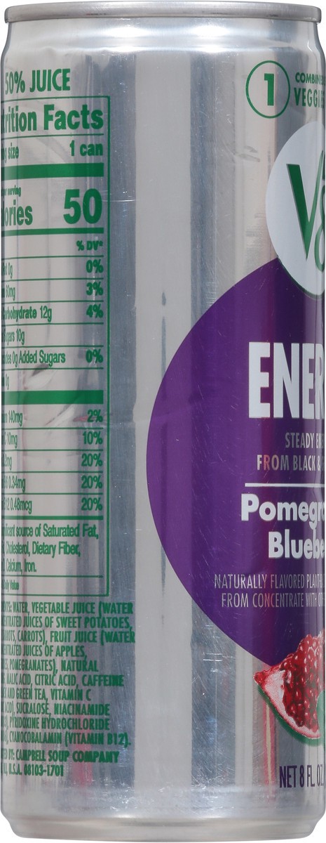 slide 8 of 11, V8 Plus Energy Pomegranate Blueberry Energy Beverage 8 fl oz, 8 fl oz