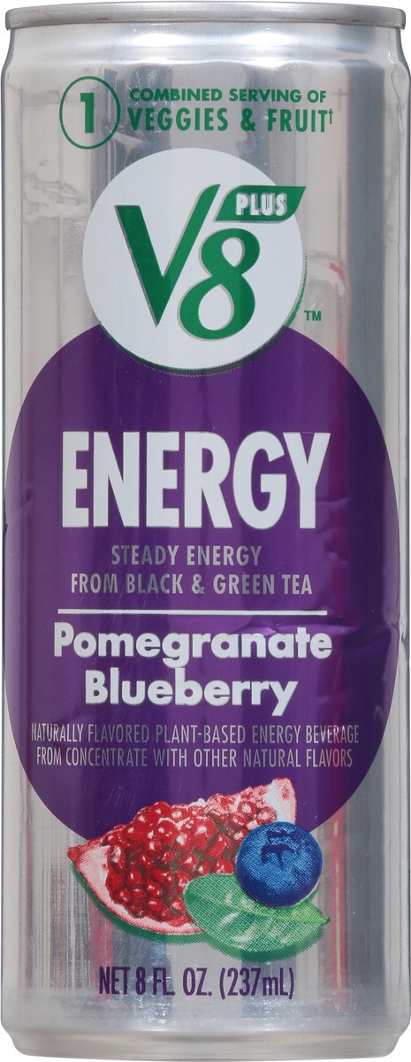 slide 3 of 11, V8 Plus Energy Pomegranate Blueberry Energy Beverage 8 fl oz, 8 fl oz