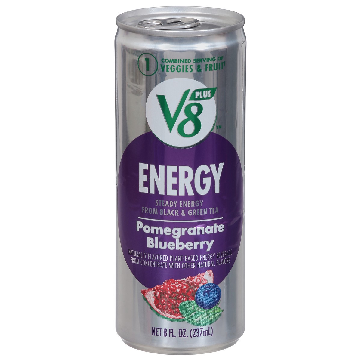 slide 5 of 11, V8 Plus Energy Pomegranate Blueberry Energy Beverage 8 fl oz, 8 fl oz