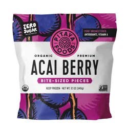 Pitaya Foods® Organic Acai Berry Unsweetened Bite Sized Pieces