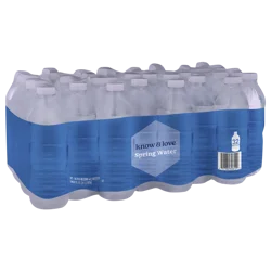 Know & Love Spring Water 32 Pack 16.9 Ounce Bottles