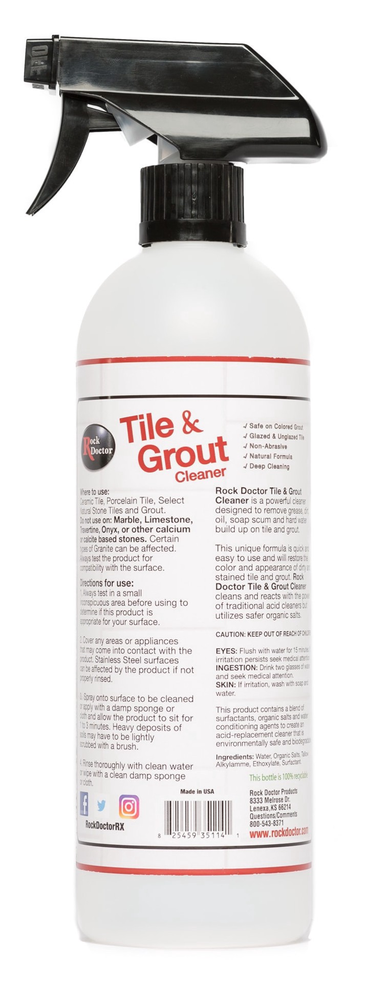 slide 3 of 4, Rock Doctor Tile and Grout Cleaner, 24 oz