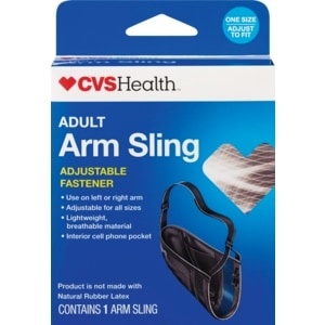 slide 1 of 1, CVS Health Arm Sling Adult With Adjustable Fastener, 1 ct