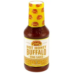 Country Bob's Hot Honey Buffalo Wing Sauce, 18 oz