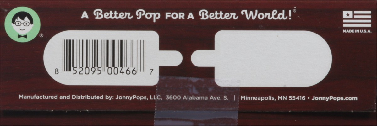 slide 9 of 9, Jonny Pops Chocolate Fudge Ice Pops 4 - 2.06 fl oz Packs, 4 ct