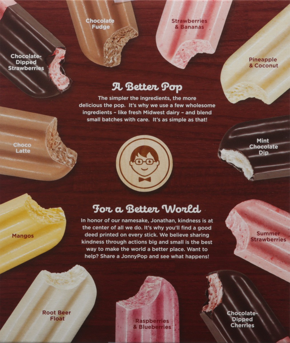 slide 3 of 9, Jonny Pops Chocolate Fudge Ice Pops 4 - 2.06 fl oz Packs, 4 ct