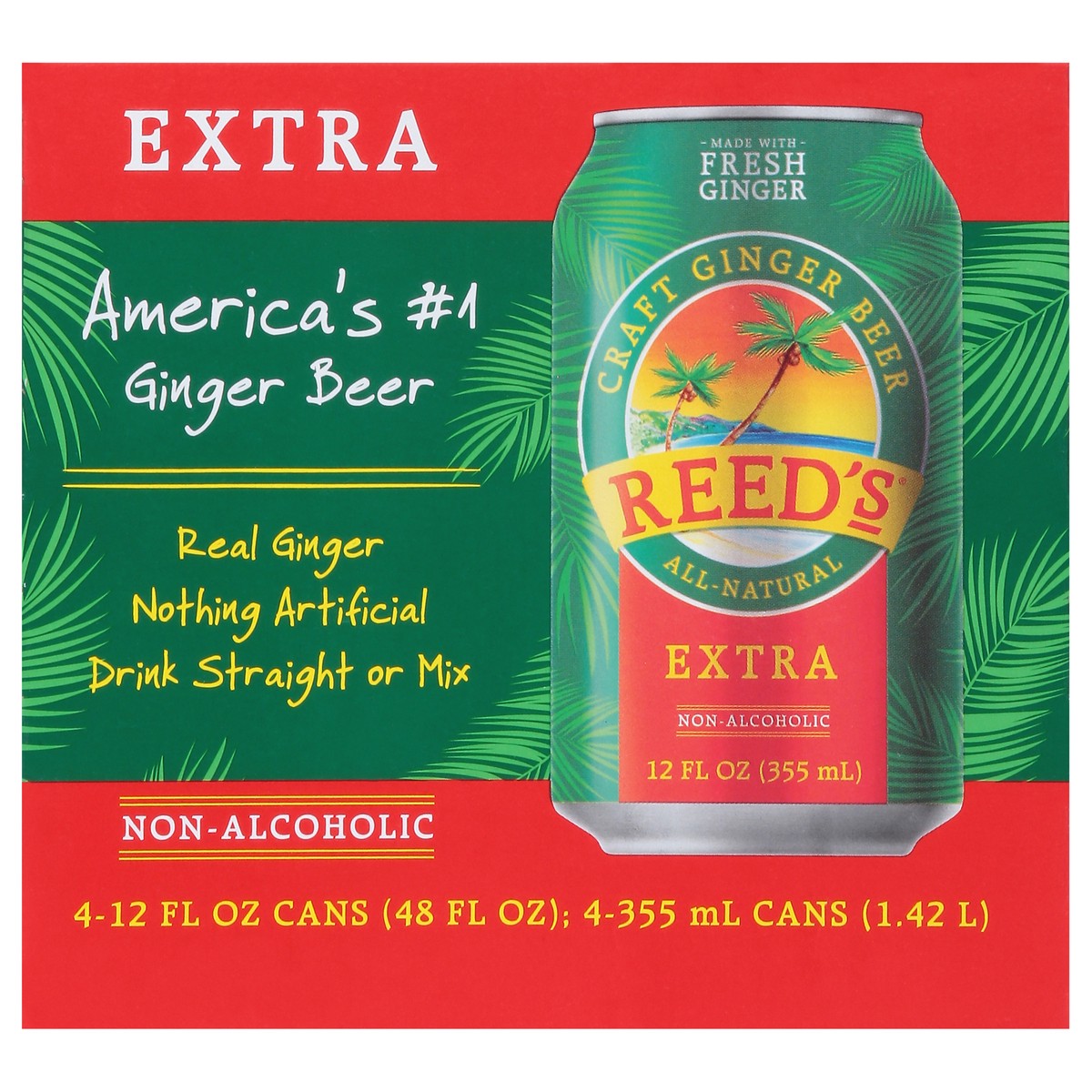 slide 2 of 15, Reed's Reeds Extra Ginger Beer - 12 fl oz, 12 fl oz