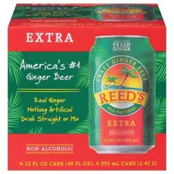 Reed's Reeds Extra Ginger Beer 4Pk