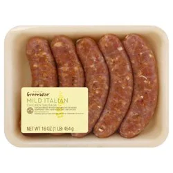 GreenWise Chicken Sausage, Mild Italian Antibiotic Free