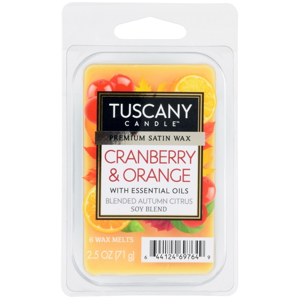 slide 1 of 1, Tuscany Candle Wax Melts - Cranberry Orange, 2.5 oz