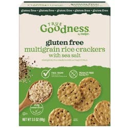 True Goodness Multigrain Rice Crackers, Gluten Free 3.5oz