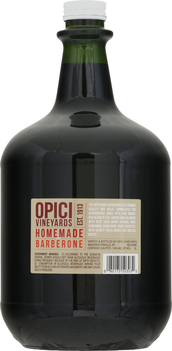 slide 12 of 12, Opici Vineyards Homemade Wine, 3 liter
