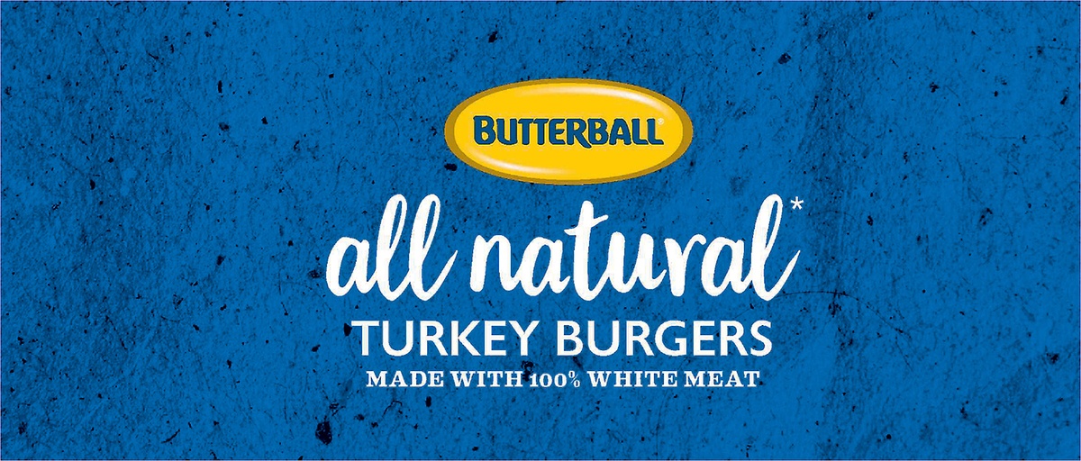 slide 8 of 10, Butterball All Natural White Turkey Burger, 2 lb