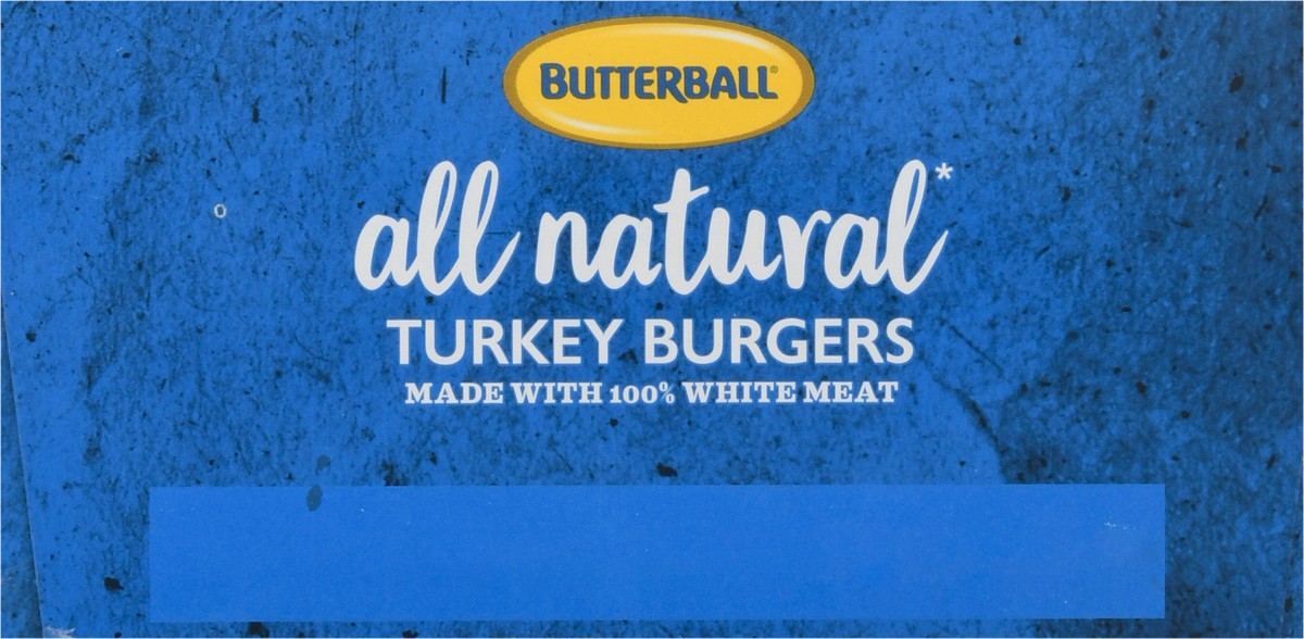 slide 9 of 9, Butterball All Natural White Turkey Burger, 2 lb
