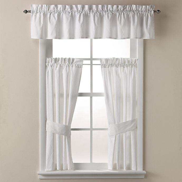 slide 1 of 1, Wamsutta Milano Bath Window Curtain Valance, 70 in x 14 in