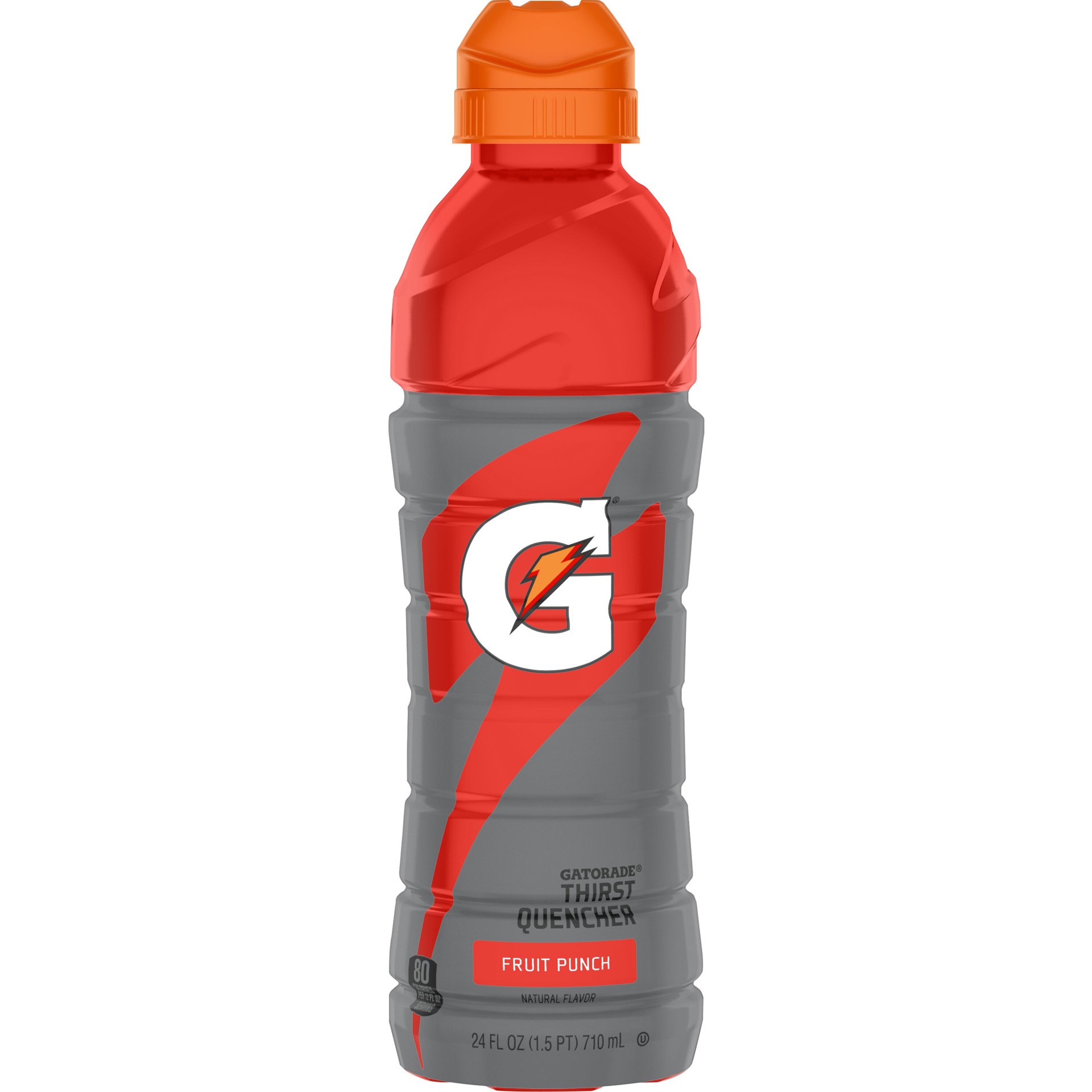 slide 1 of 4, Gatorade Thirst Quencher Fruit Punch Natural Flavor 24 Fl Oz, 24 oz