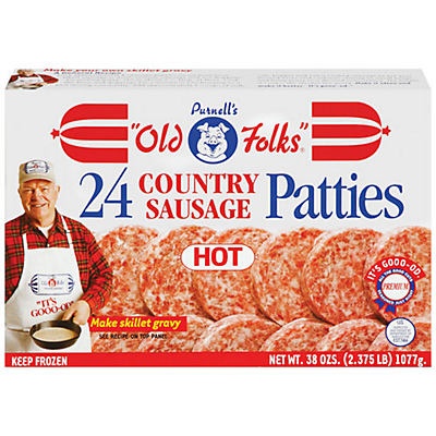 slide 1 of 1, Putnell's Old Folks Country Sausage Patties, 28 oz