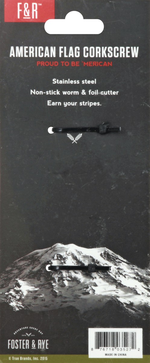 slide 2 of 9, Foster & Rye American Flag Corkscrew 1 ea, 1 ct