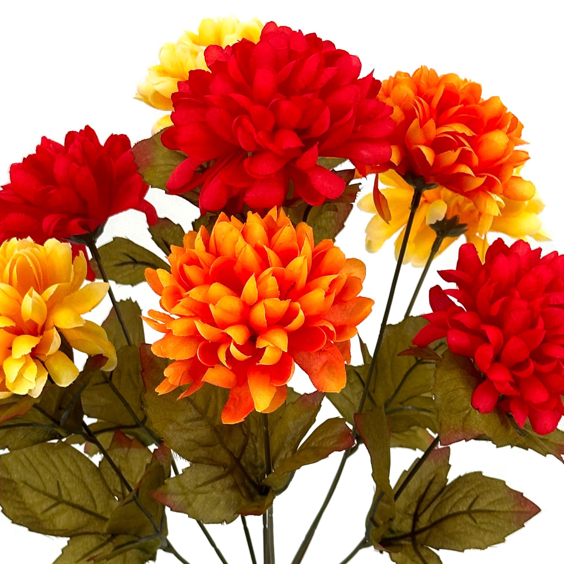 slide 3 of 3, 17" Mum Water Resistant Bush By Ashland, 11 in x 6 in x 17 in