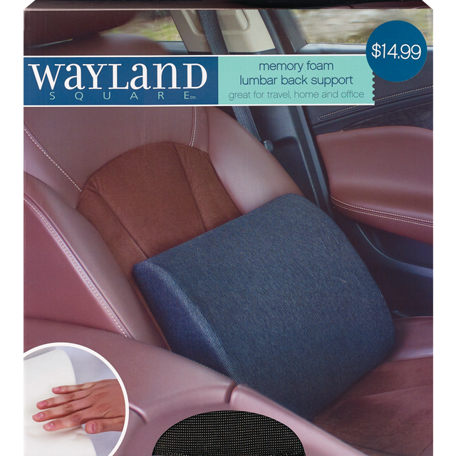 slide 1 of 1, Memory Foam Back Support, 1 ct