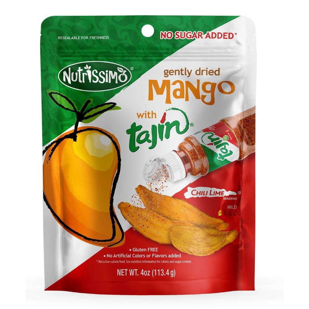 Tajin Nutrissimo Gluten Free No Sugar Added Gently Dried Mango With