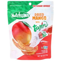 Nutrissimo No Sugar Added Dried Mango with Tajin 4 oz