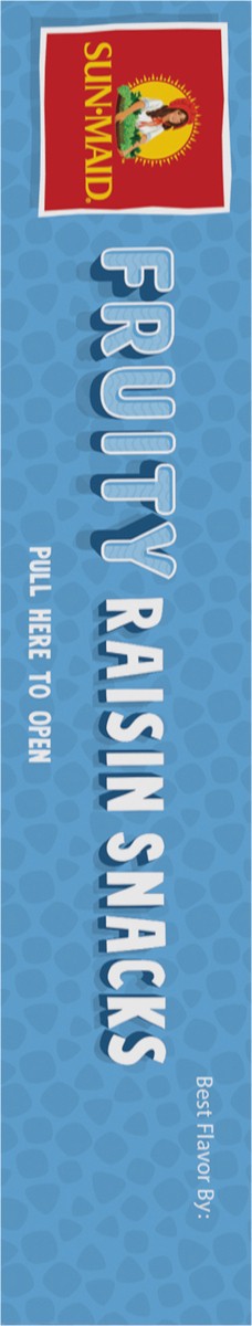 slide 6 of 7, Sun-Maid Fruity Raisin Snacks Sour Blue Raspberry 7-Count Box/.7oz Pouches, 7 ct