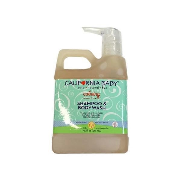 slide 1 of 1, California Baby Calming Shampoo & Body Wash, 17.5 oz