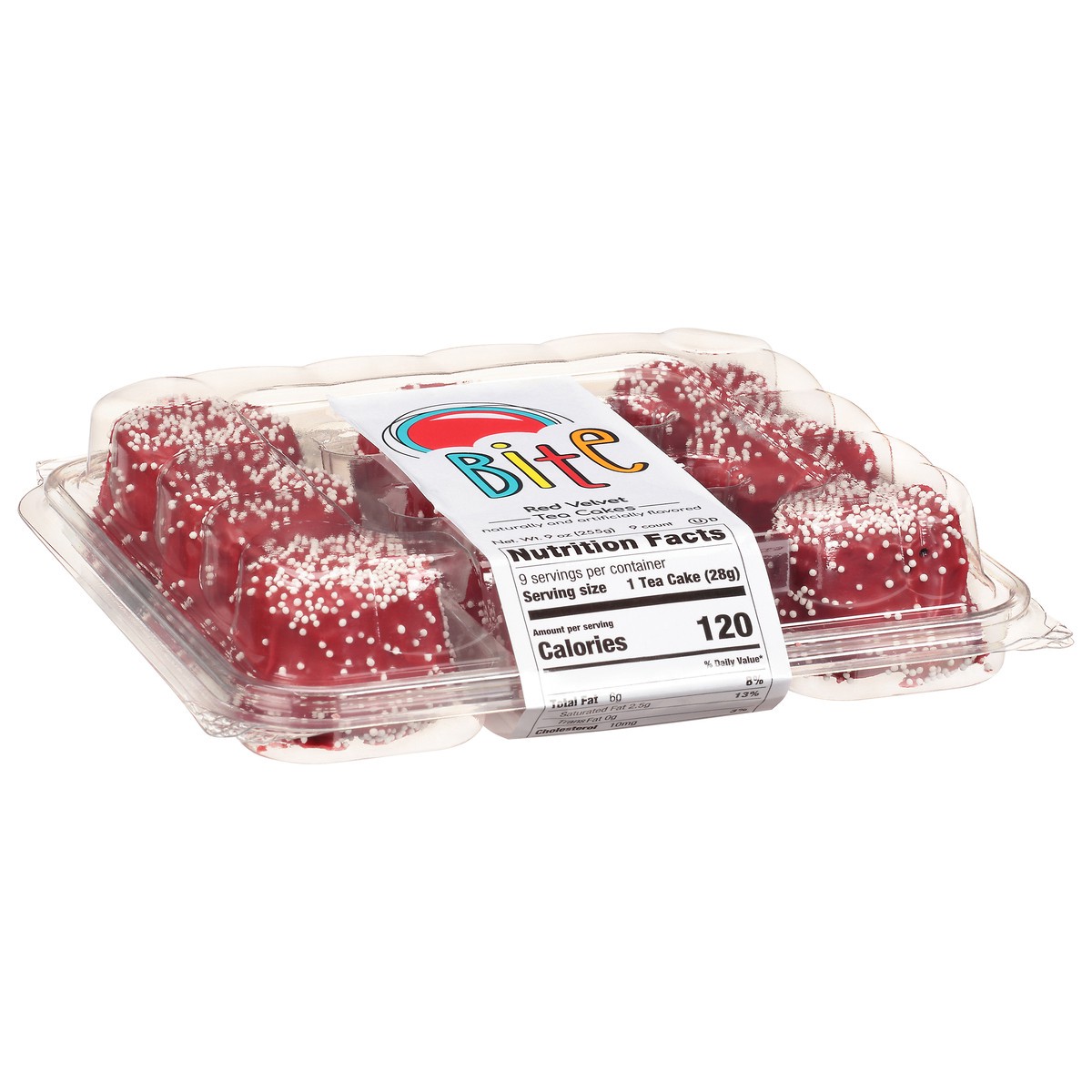 slide 8 of 13, Bite Teacakes Red Velvet, 9 oz