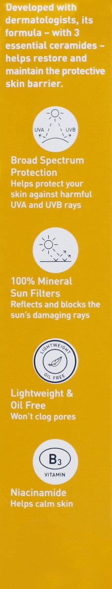 slide 7 of 9, CeraVe Hydrating 100% Mineral Sunscreen for Face - SPF 50 - 2.5 fl oz, 2.5 fl oz