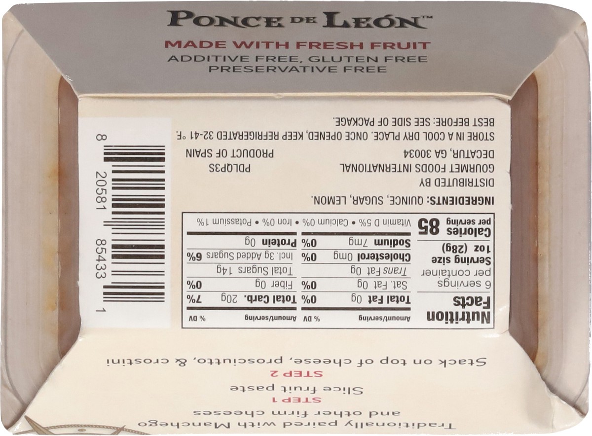 slide 5 of 9, Ponce De Leon Quince Paste, 7 oz