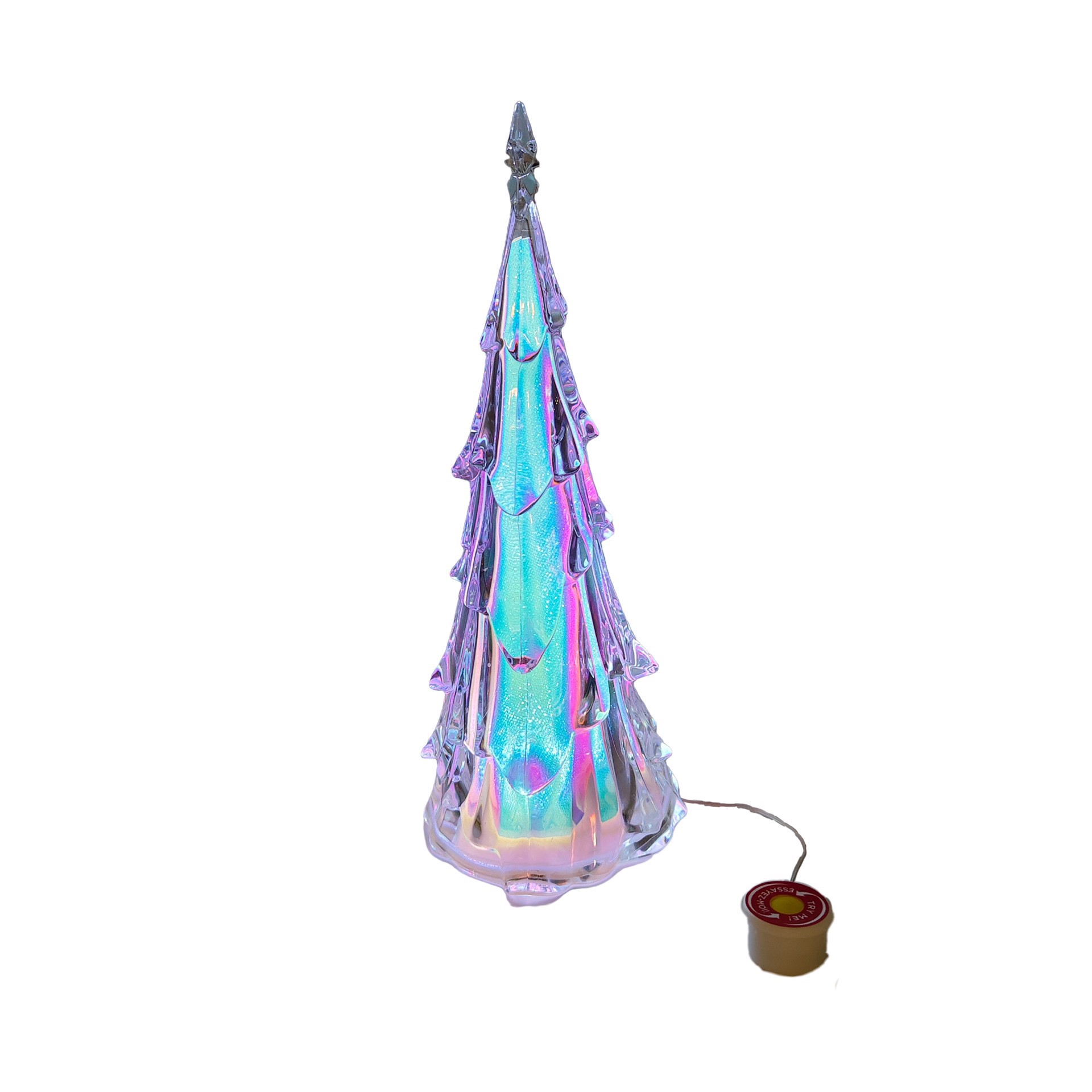 slide 2 of 3, 13" Led Acrylic Christmas Tree Tabletop Decor By Ashland, 5.75 in x 4.6 in x 11 in