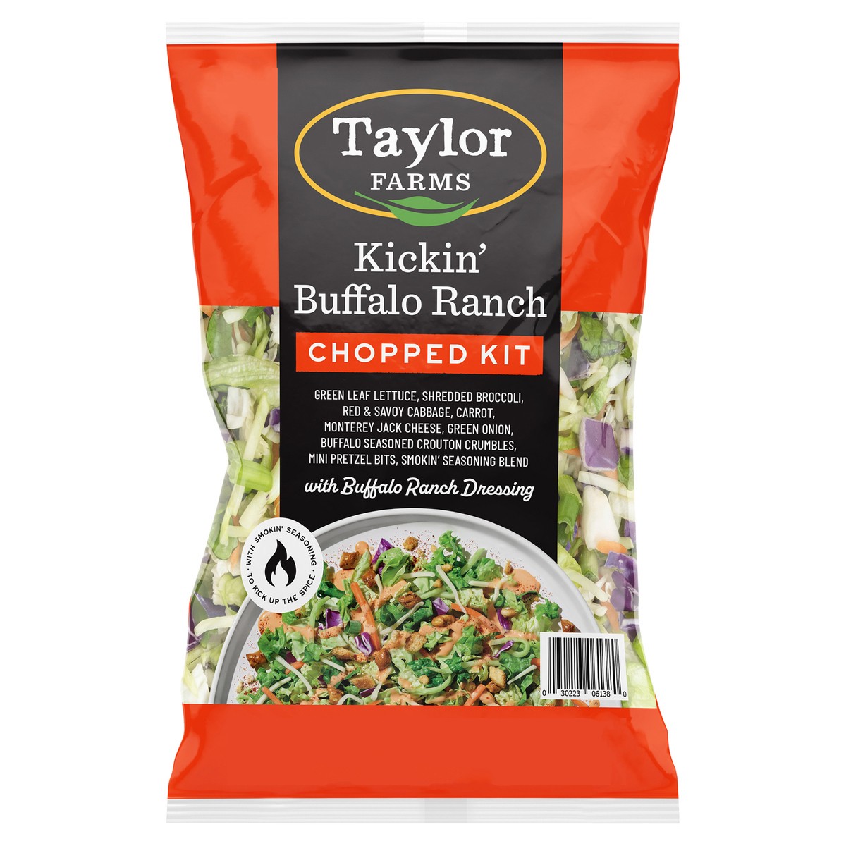 slide 5 of 8, Taylor Farms Kickin Buffalo Ranch Chopped Salad Kit - 12.07 Oz, 12.07 oz