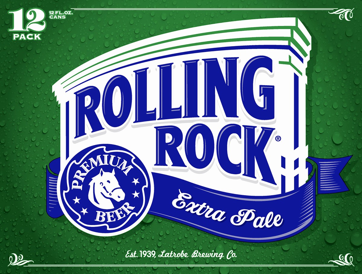 slide 1 of 8, Rolling Rock Extra Pale Beer 12 ea, 12 ct; 12 oz