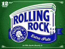 Rolling Rock Extra Pale Beer, 12 Pack 12 fl oz Cans