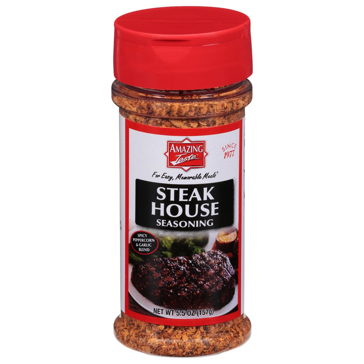 slide 10 of 11, Amazing Taste Steakhouse Seasoning Shaker, 5.5 oz