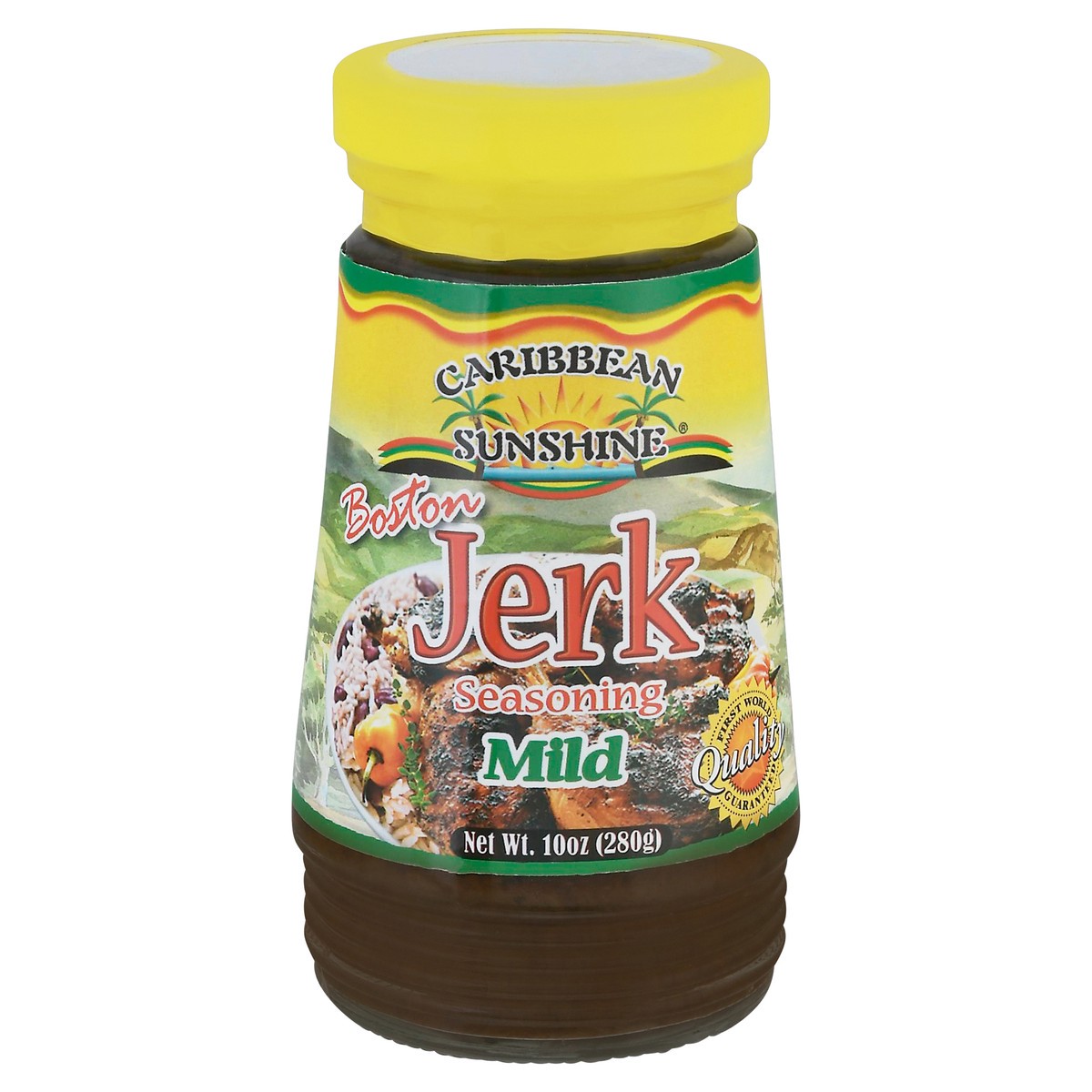 slide 6 of 14, Caribbean Sunshine Mild Boston Jerk Seasoning 10 oz, 10 oz