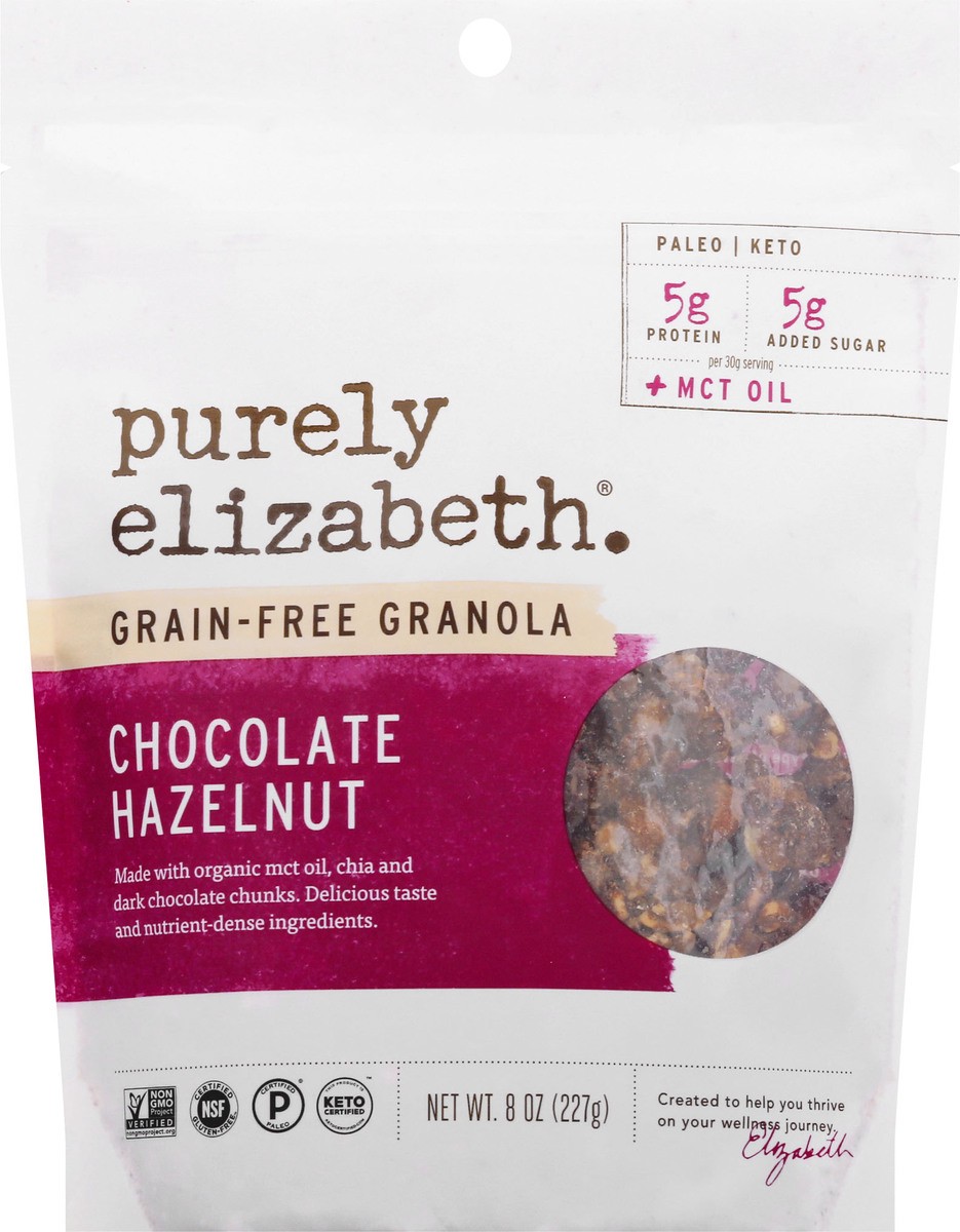 slide 1 of 1, Purely Elizabeth Choc Hazelnut Granola Grain Free, 8 oz