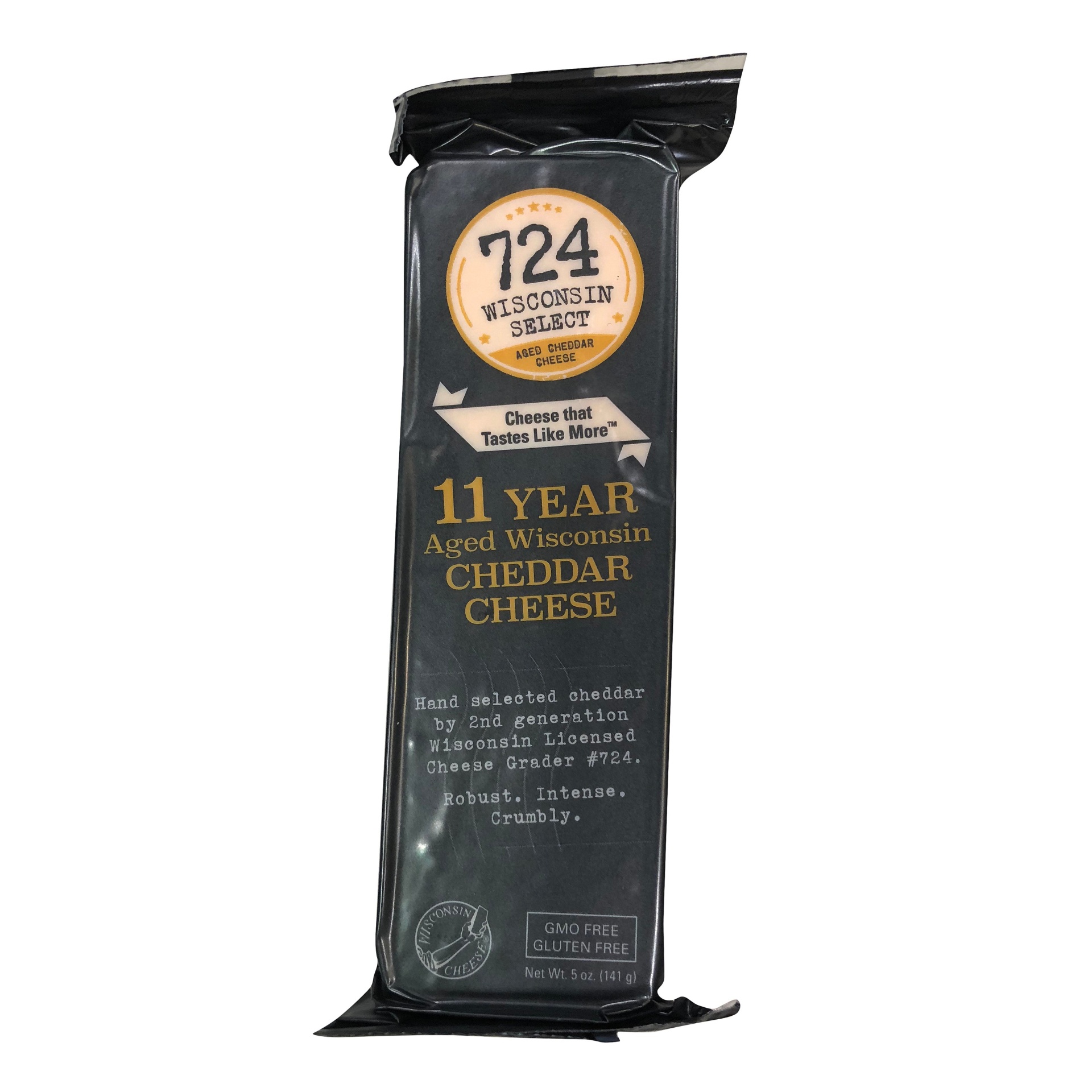 slide 1 of 1, 724 Wisconsin Select 3 Year Cheddar Cheese, 1 ct