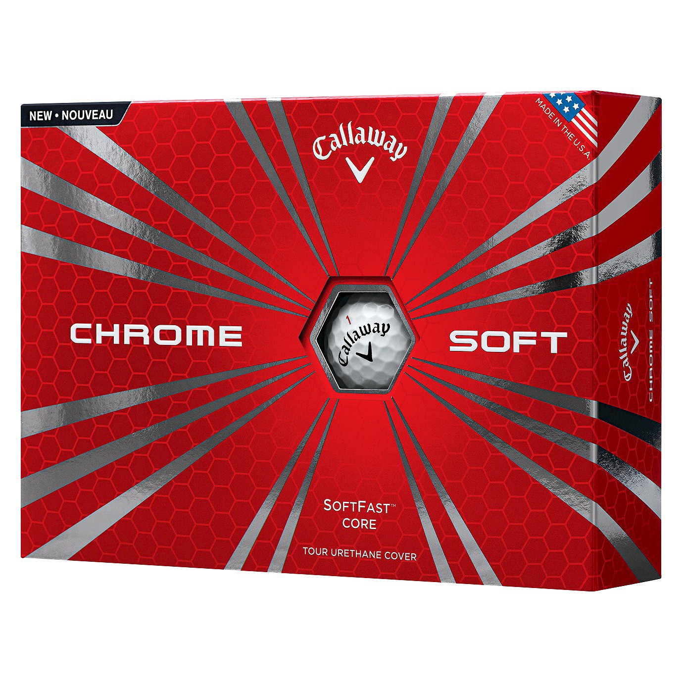 slide 1 of 1, Callaway Chrome Soft Golf Balls, 12 ct