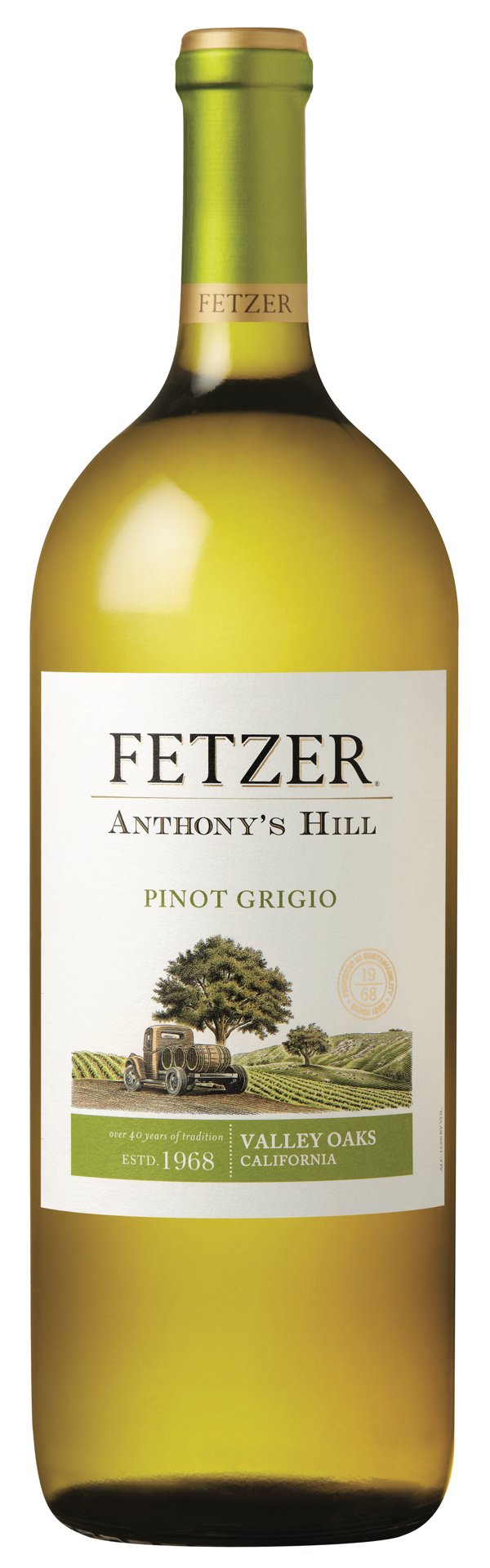 slide 1 of 2, Fetzer Valley Oaks Pinot Grigio, 1.5 liter