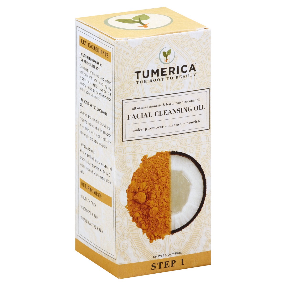 slide 4 of 5, Tumerica Facial Cleansing Oil 2 oz, 2 oz