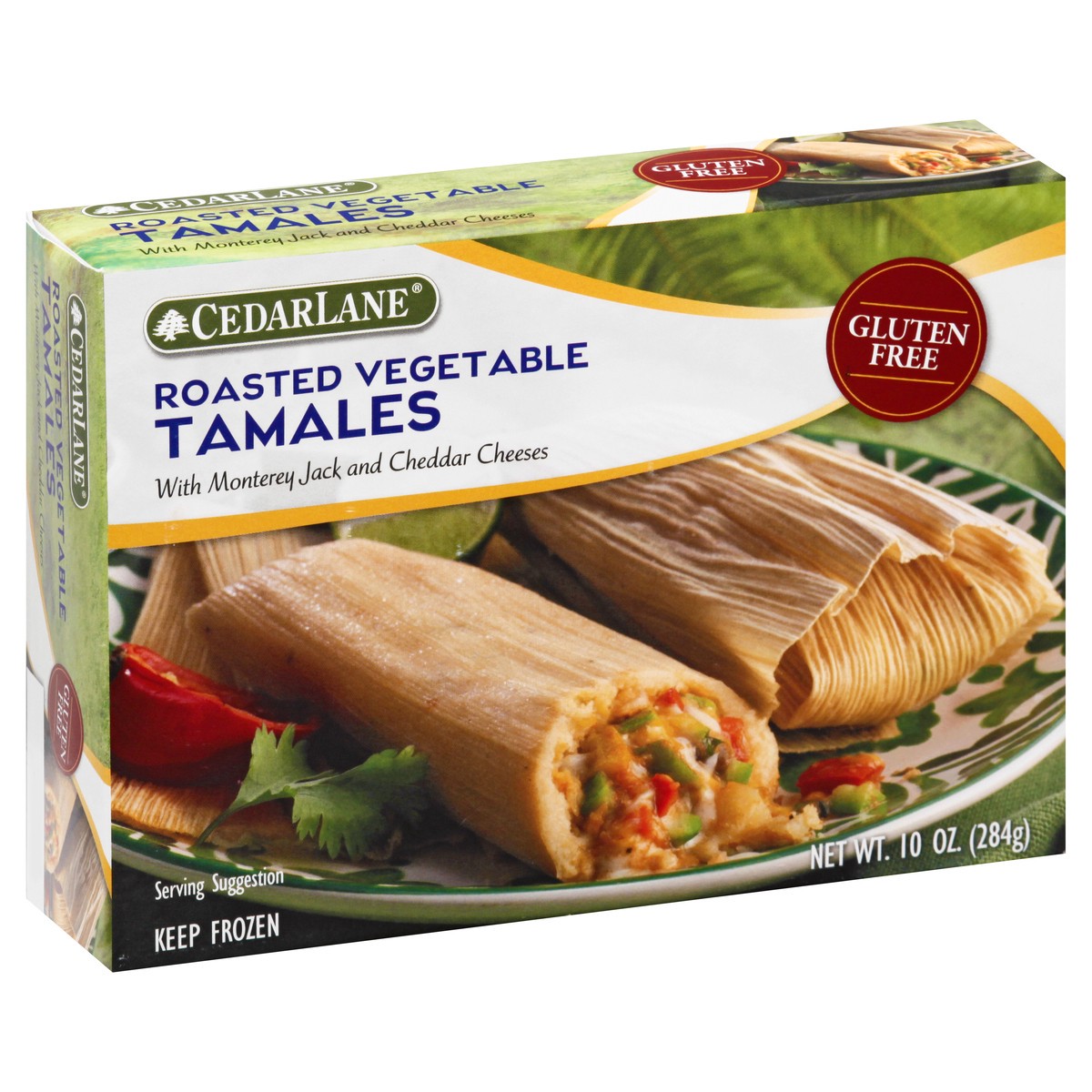 slide 7 of 10, Cedarlane Roasted Vegetable Tamales, 10 oz