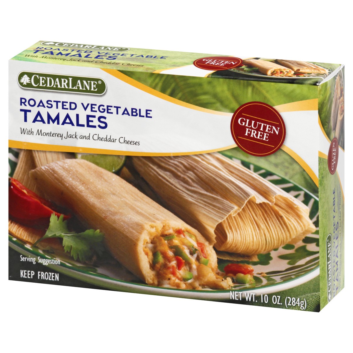 slide 9 of 10, Cedarlane Roasted Vegetable Tamales, 10 oz