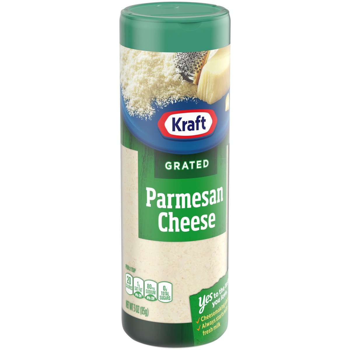 slide 5 of 9, Kraft Parmesan Grated Cheese, 3 oz Shaker, 3 oz