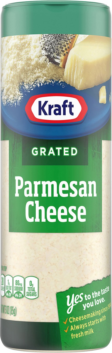 slide 6 of 9, Kraft Parmesan Grated Cheese, 3 oz Shaker, 3 oz