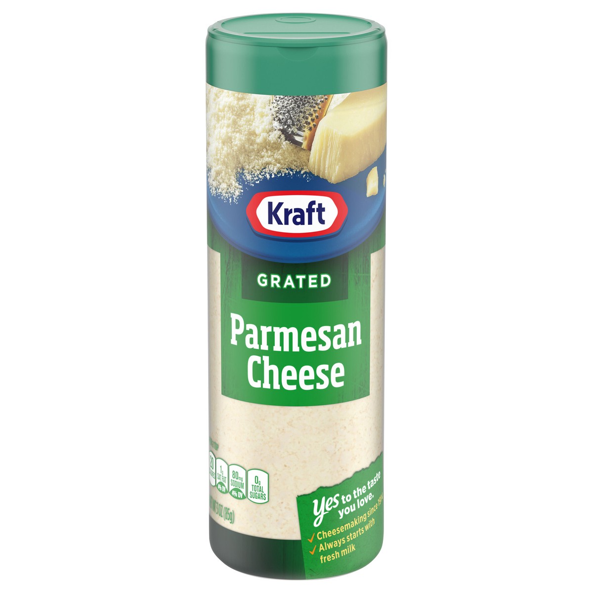 slide 1 of 9, Kraft Parmesan Grated Cheese, 3 oz Shaker, 3 oz