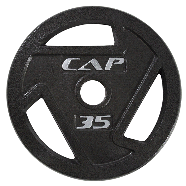 slide 1 of 1, CAP Barbell 2-Inch Olympic Grip Plate, 1 ct